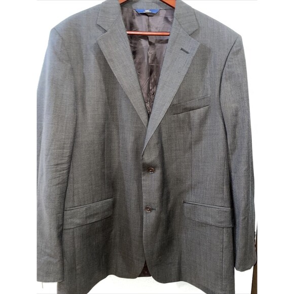 Men’s 44L — “346” Brooks Brothers Stretch Brown 100% Wool Suit Jacket RN 93986 - Picture 1 of 11